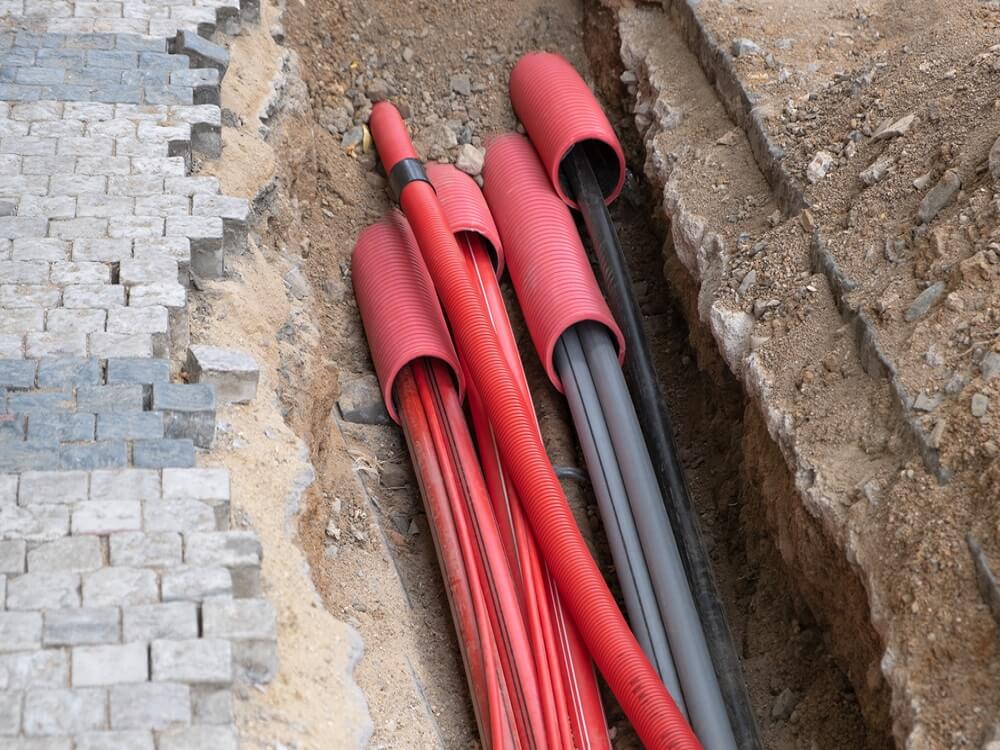 underground power cables installed by Suncoast Energy